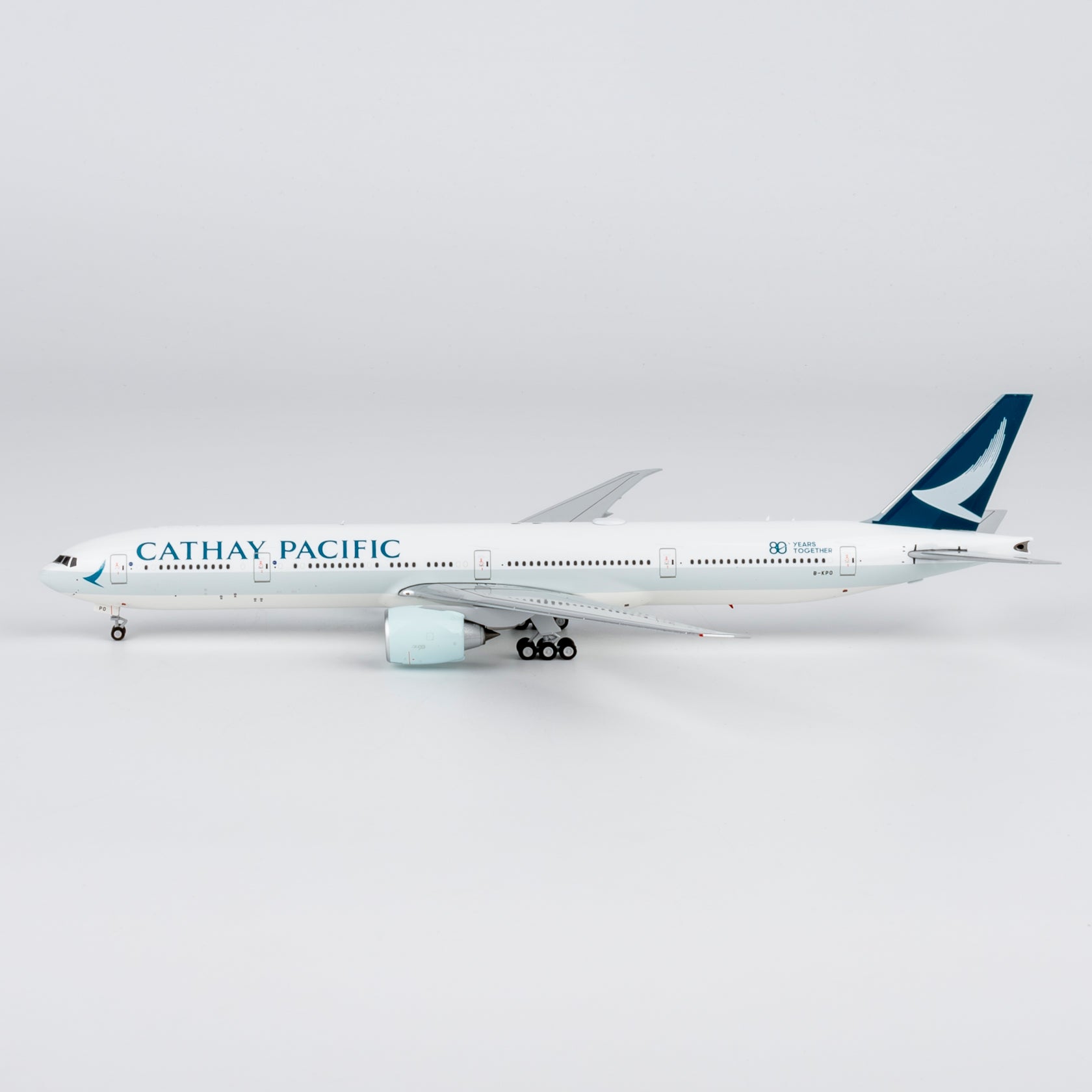 1/400 Cathay Pacific Boeing 777-300ER B-KPO "large titles; '80 Years Together' sticker; Luxurious packaging" NG73107 - cover